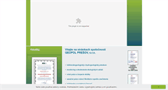 Desktop Screenshot of geopol.sk